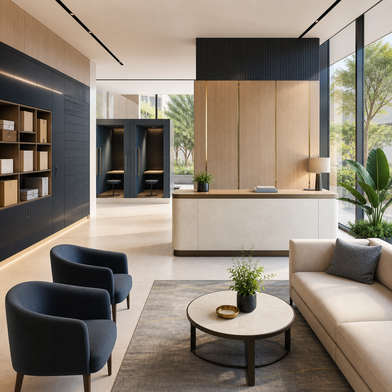 Communication and resident services hub in the Sobha Chikkagubbi amenities visual guide