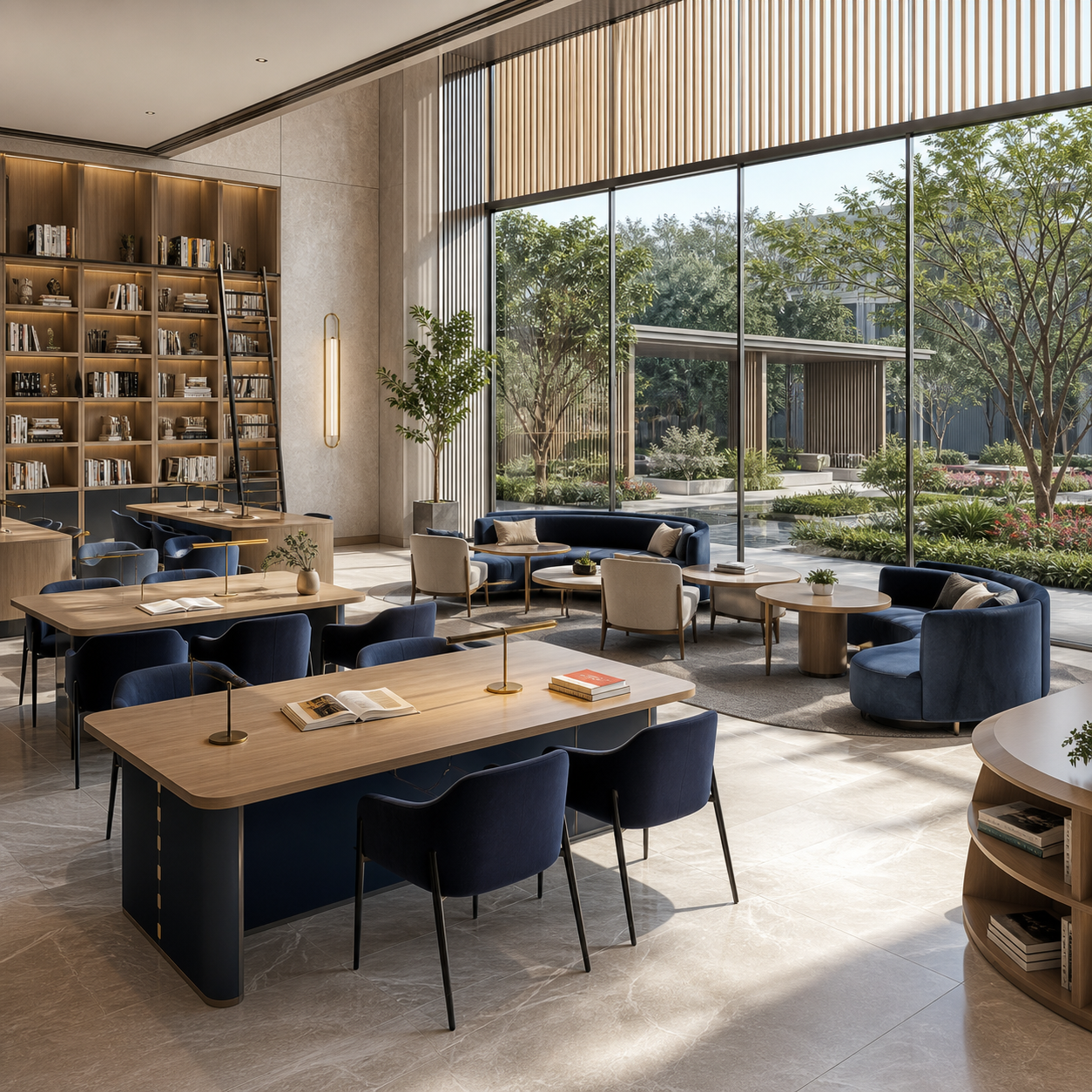 Education and learning space in the Sobha Chikkagubbi amenities visual guide